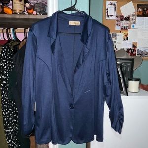 Navy Blue Casual Blazer